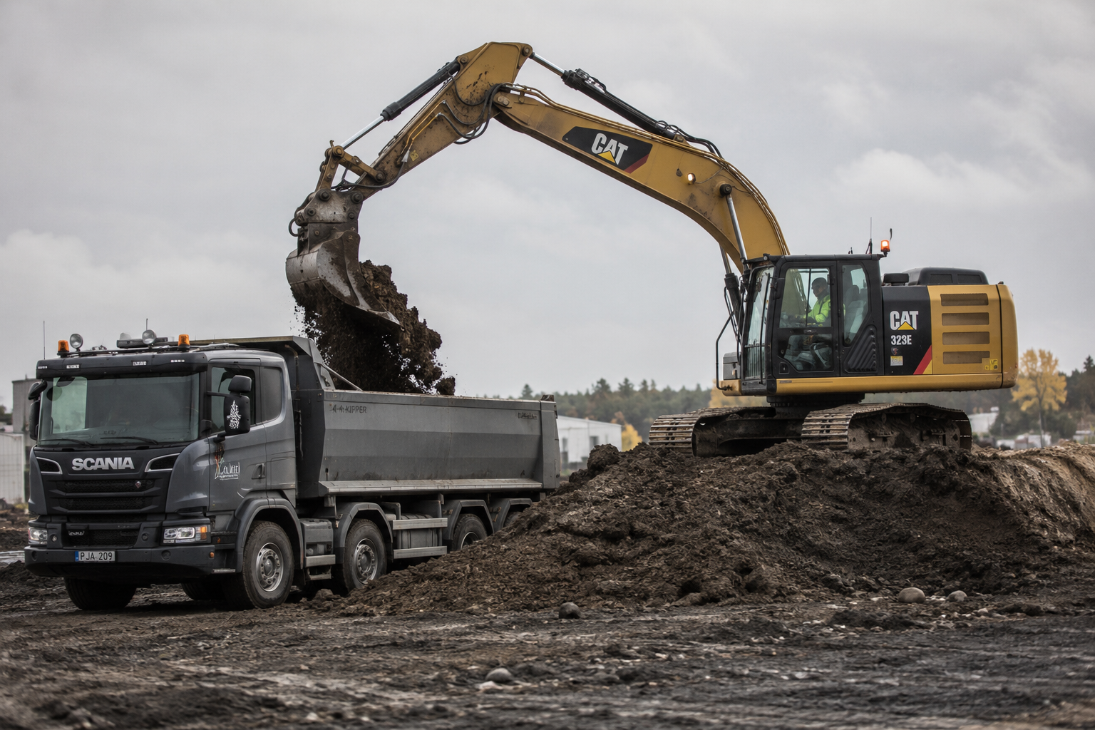Entreprenör · Markarbeten Glemo Fastmark — markarbeten intill E6 Stenungsund